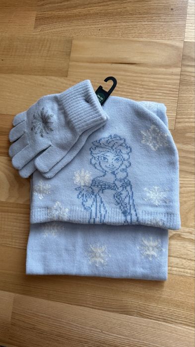 Набір шапка хомут рукавиці