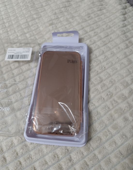 Etui z klapką do Apple iPhone 13 pro różowe złoto