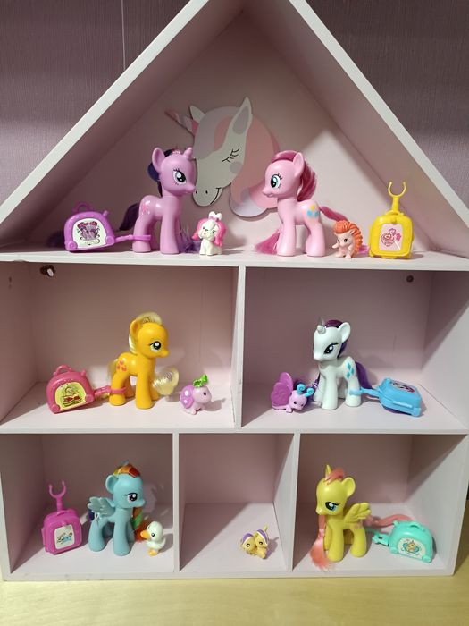 My Little Pony komplet Traveling Mane 6 G4 Hasbro MLP unikat