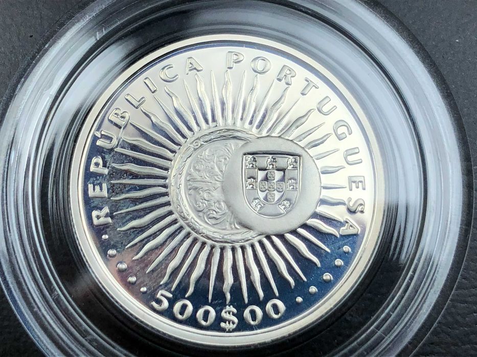 500 Escudos 1997 Estojo Prata Proof Padre António Vieira