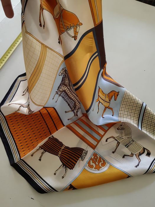 Apaszka jedwabna chusta 100% jedwab