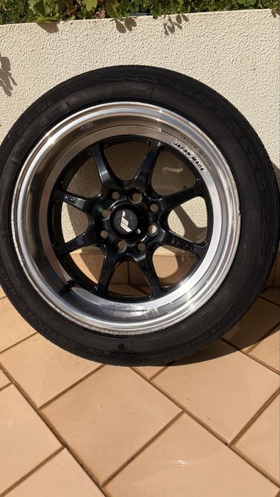 Rodas com jante jdm aro 15 semi novas