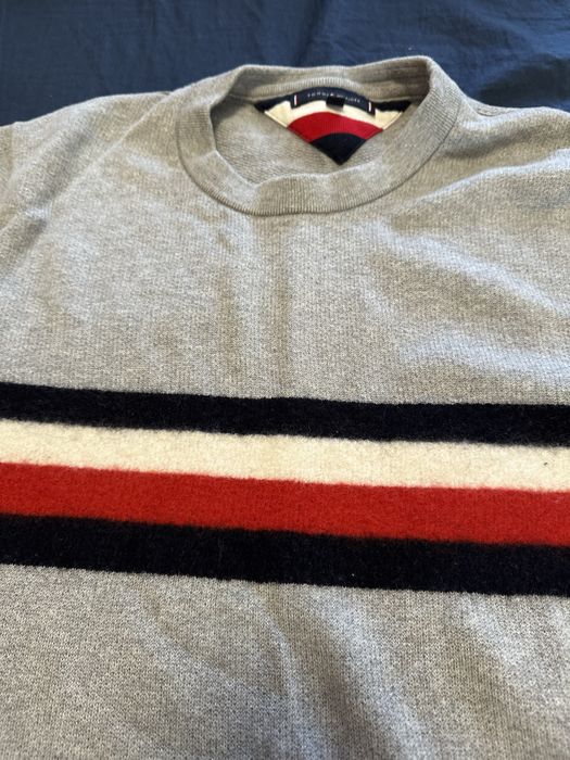 Sweter bluza Tommy Hilfiger xxl szara męska