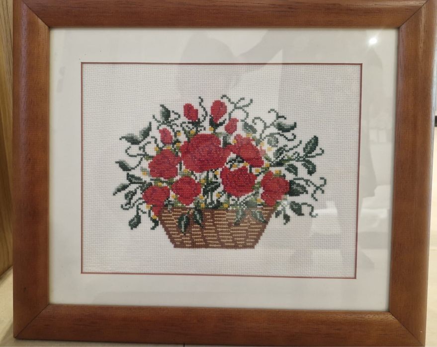 Quadro em bordado Ponto-Cruz