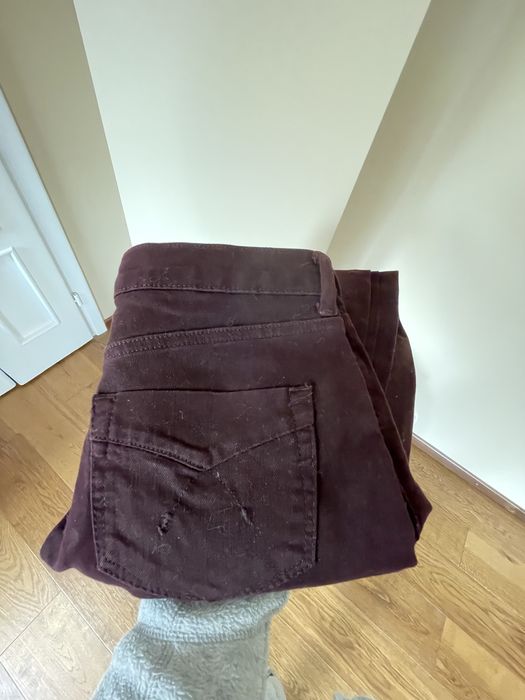 Topshop Model Baxter jeans w kolorze bordo W28 L30
