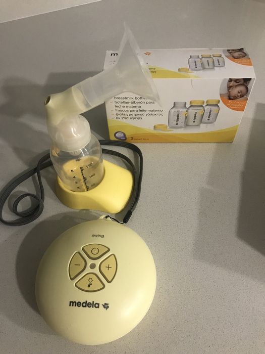 Extrator de Leite Medela Swing + 4 copos