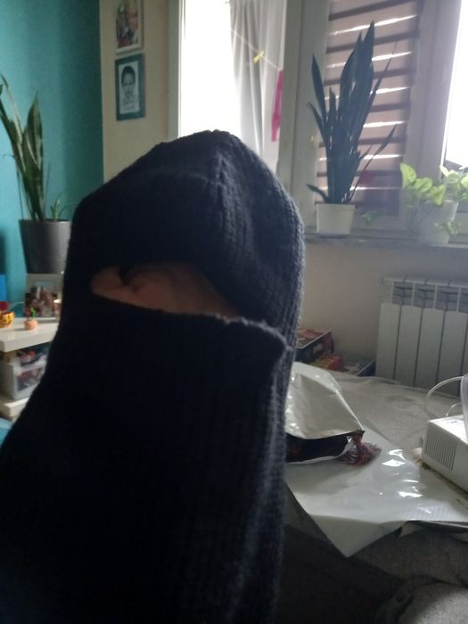 Nowa Kominiarka czarna czapka zimowa