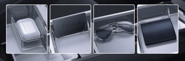 2 X Tesla Model 3 2023 2024 Highland туннель центральная консоль