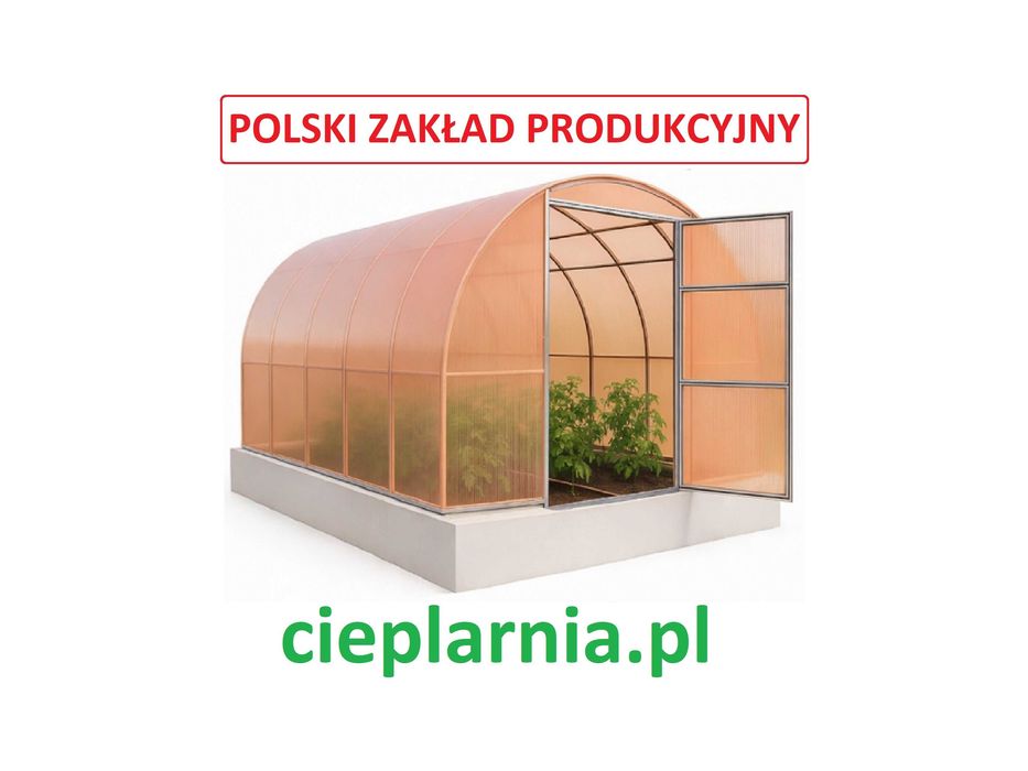 Szklarnia z poliwęglanu Nano POLSKI PRODUCENT 3x4 3x6 3x8 3x10