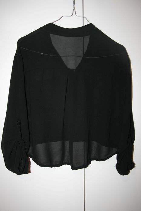 Camisa Preta Transparente