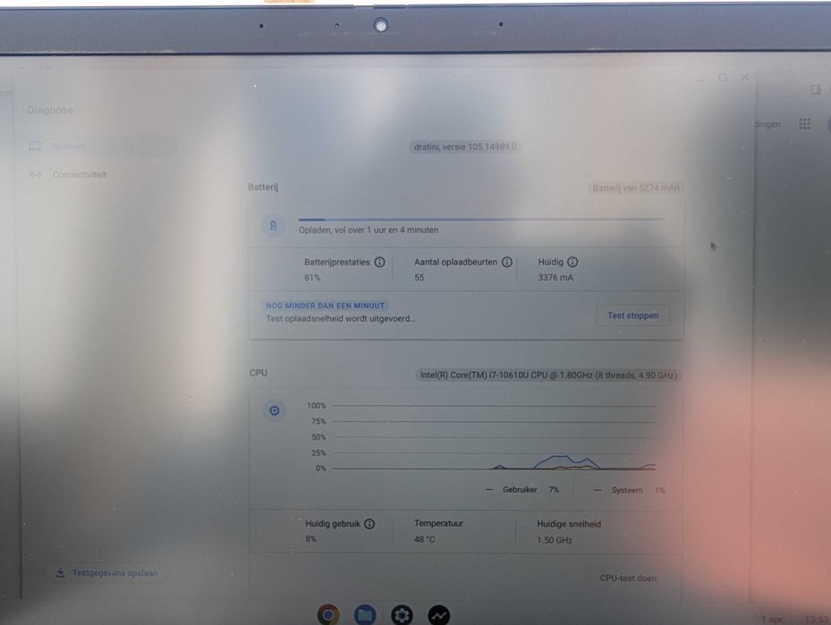 HP ChromeBook Pro C640 Core i7-10610U 1.8 GHz 128GB SSD - 16GB