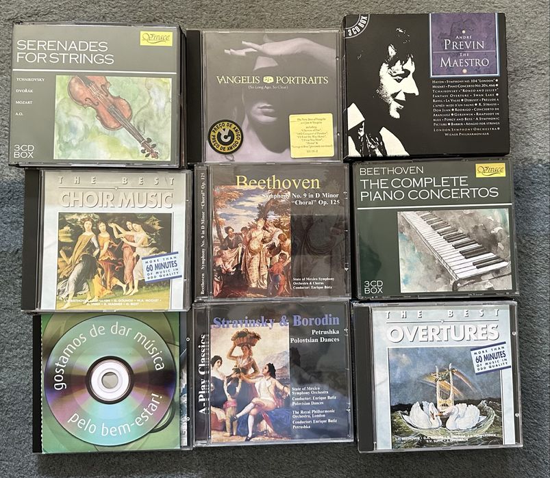 70 CD’s de Musica Clássica em bom estado