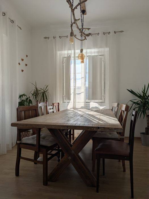 Mesa jantar rustica única
