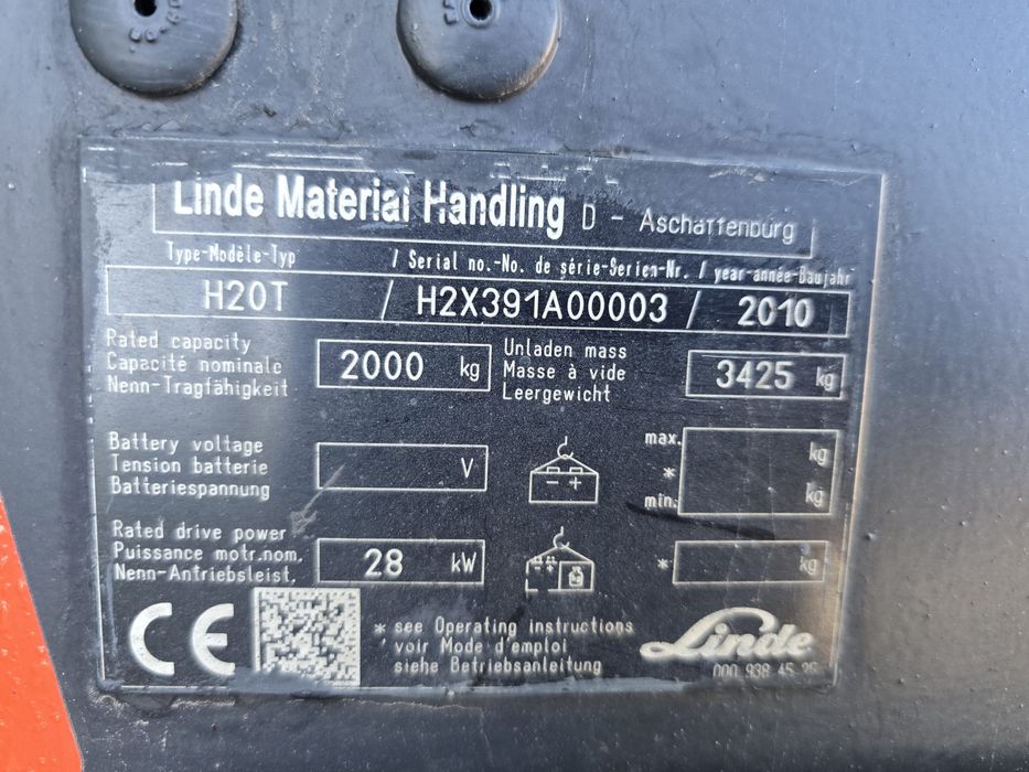 Wózek widłowy Linde H20T