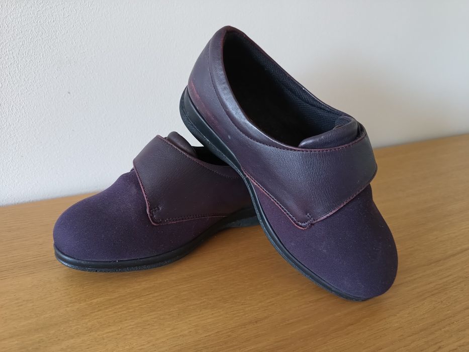 Damskie bardzo szerokie buty medyczne Cosyfeet Karena roz. 37 dla osób starszych haluksy