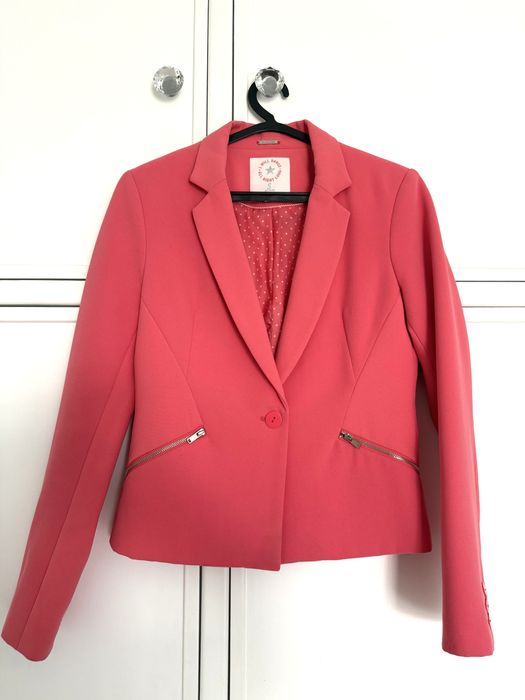 Blazer rosa Bershka