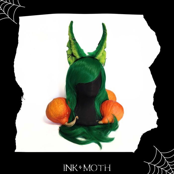 Idealne na Halloween/cosplay/przebranie ręcznie robione uszy na opasce