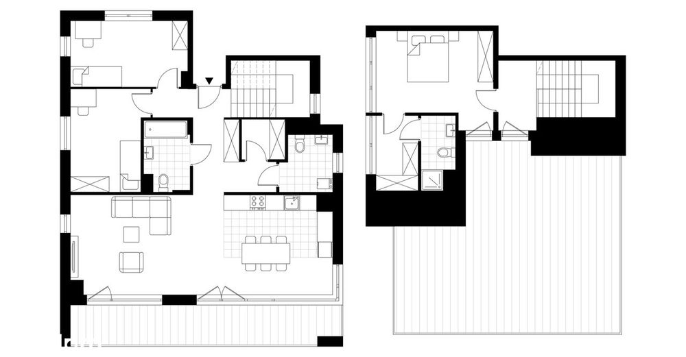 4-pokojowe mieszkanie 112 m² + 2 tarasy - Widok 4