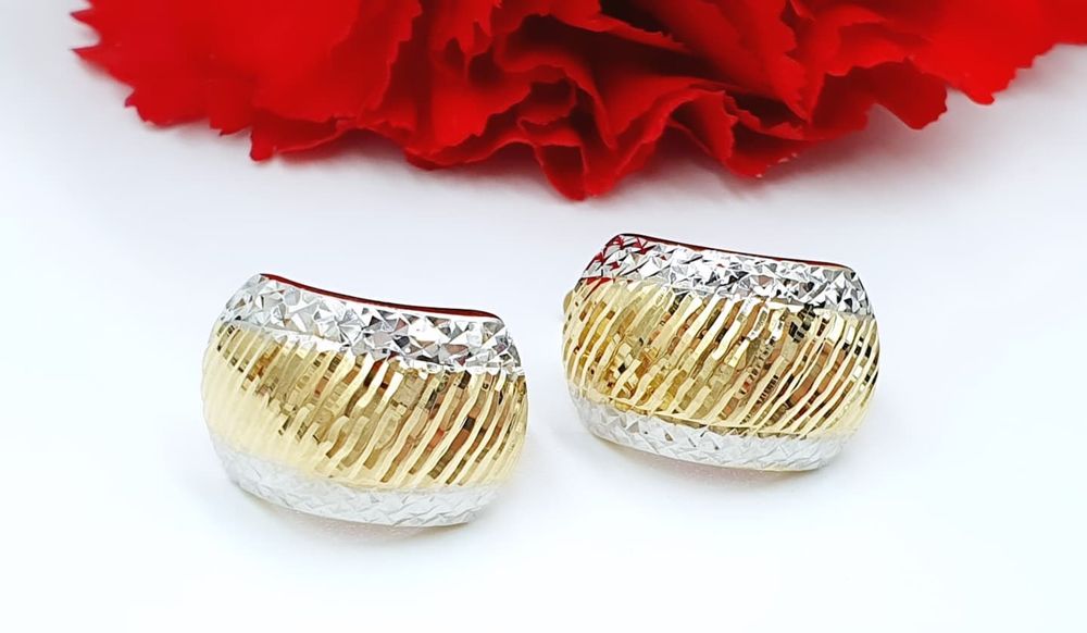 Złote kolczyki 585 711a