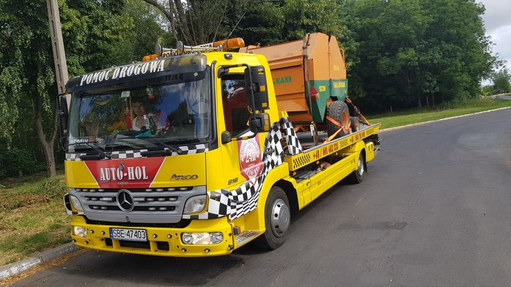 Transport maszyn budowlanch Wózków Widlowych Maszyn Rolniczych