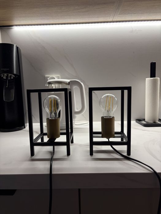 Lampki nocne 2 szt styl loftowy