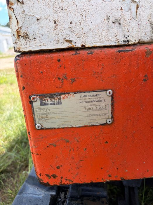 Schaeff HR 12 – minikoparka gąsienicowa – w pełni sprawna