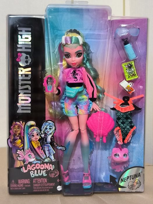 Monster High Lagoona Blue Лялька Монстер Хай Лагуна Блю 2022 з рибою