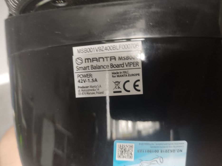 Deskorolka elektryczna manta