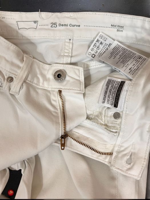 Levi’s Demi Curve Mid Rise Slim roz. W25 L32 damskie dżinsy