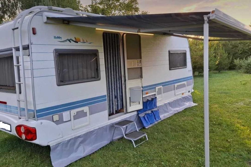 Sprzedam przyczepę Hobby Excellent Easy 540 mover markiza solar klima