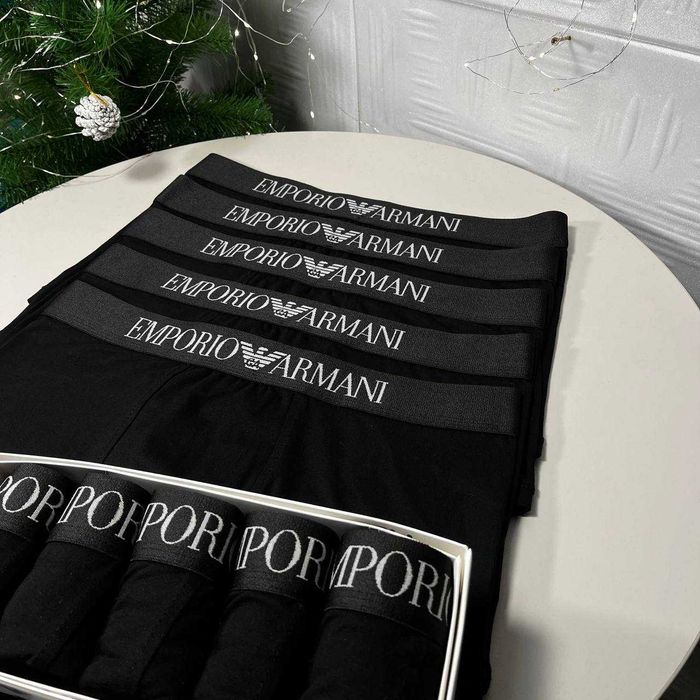 Мужской набор трусов Armani черный (M-XXXL)