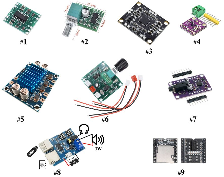 Модуль мікрофона (Arduino/Ардуіно) MAX9814 / MAX4466 / INMP441