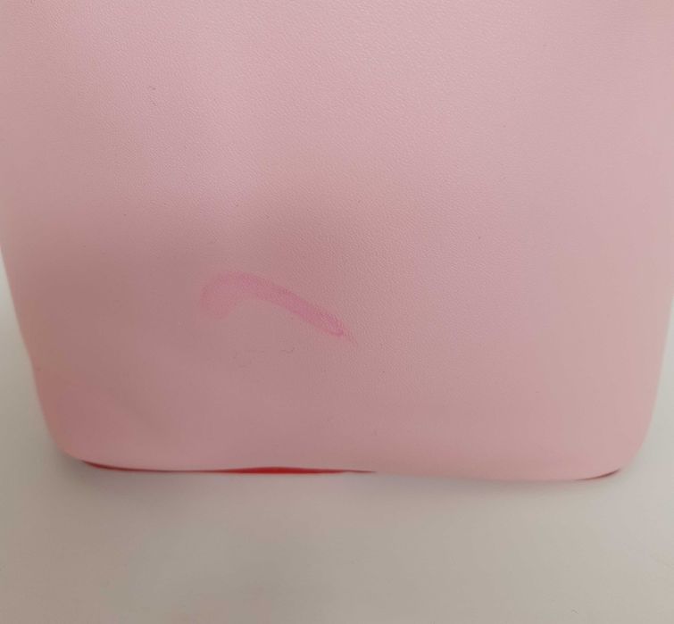 Стильная сумка ведро, сумочка в руку с фламинго