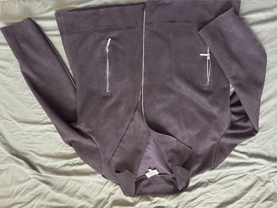 Kurtka wiosenna 44 damska ala zamszowa wiosna 44 mariza