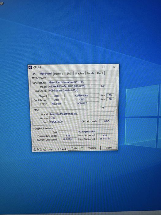 Материнська плата + процесор i5-9400