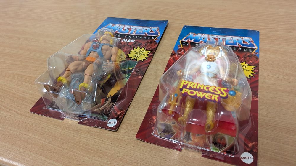 Masters of The Universe Conjunto de figuras  He-Man e She-ra