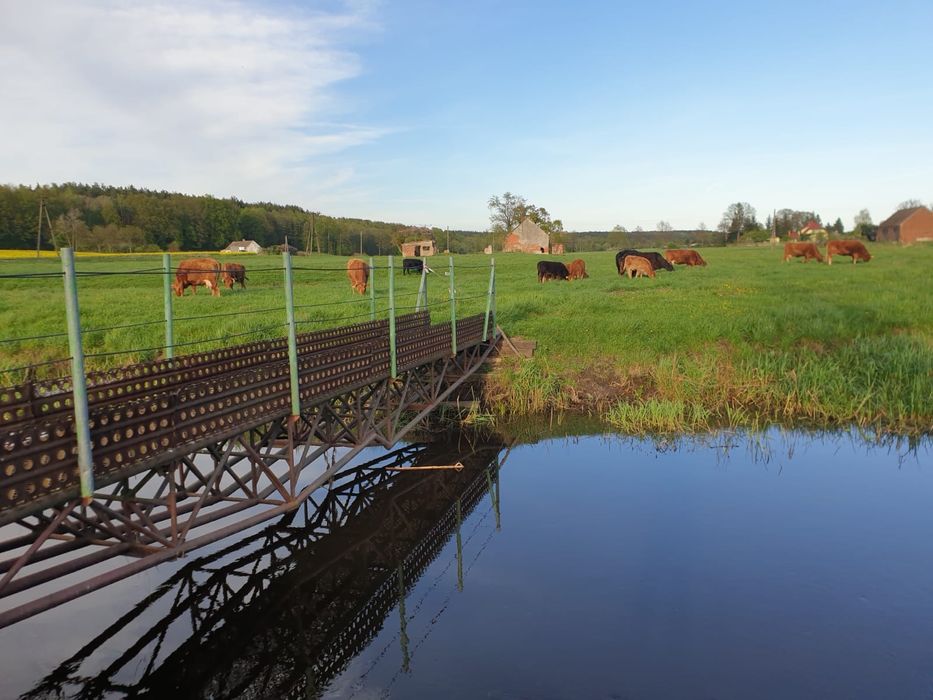Most kładka metalowa