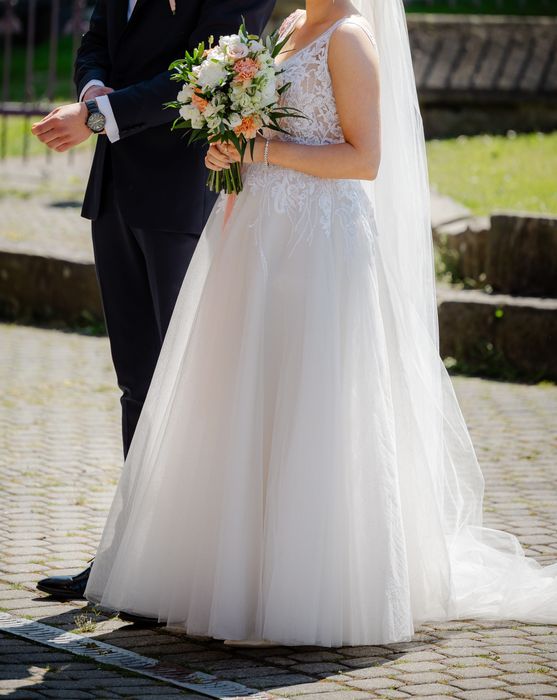 Suknia ślubna Demetrios Cosmobella Milano 8015, 34/36