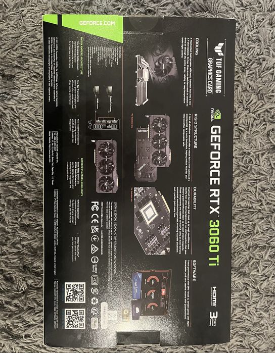 Asus tuf gaming RTX 3060Ti 8gb OC LHR