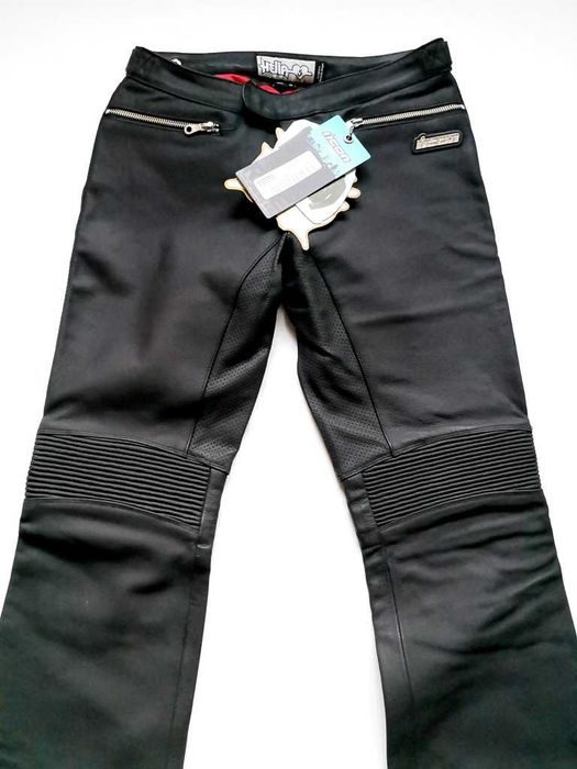 Мотобрюки / штаны женские Icon Hella ( Айкон ), кожаные ( Leather ).