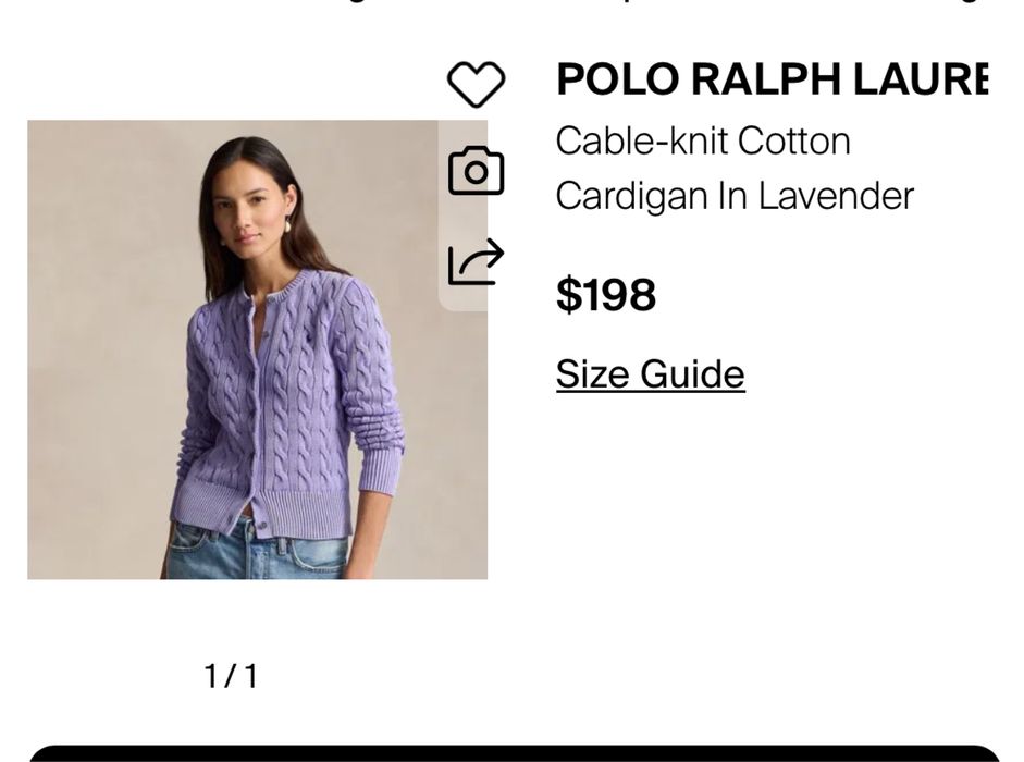 Кардиган Polo Ralph Lauren  новий