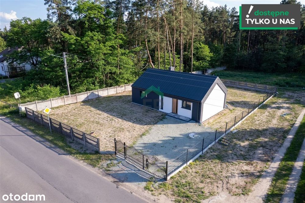 Nowy dom z widokiem na las stan deweloperski.