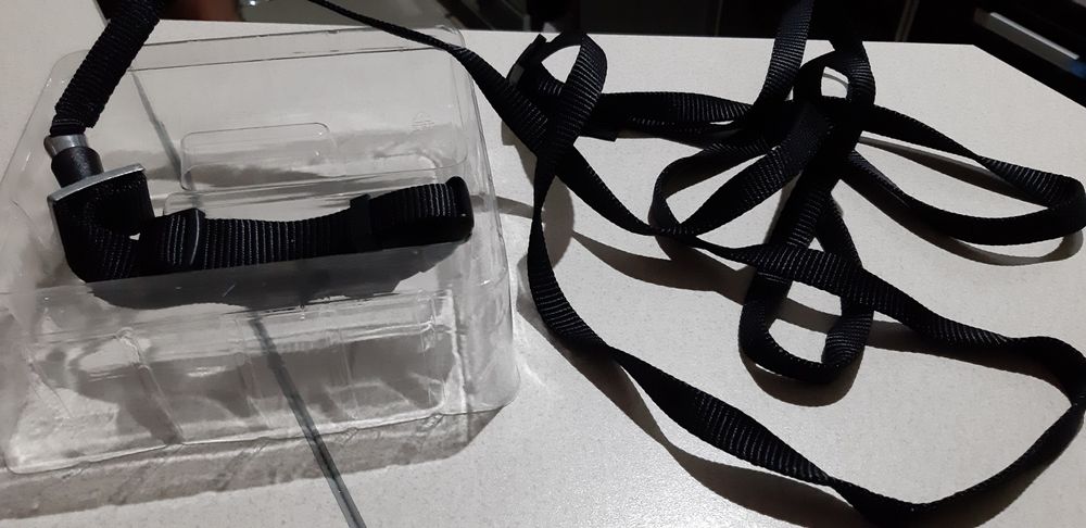 Smycz + obroża z Magnetycznym zapięcie S/M