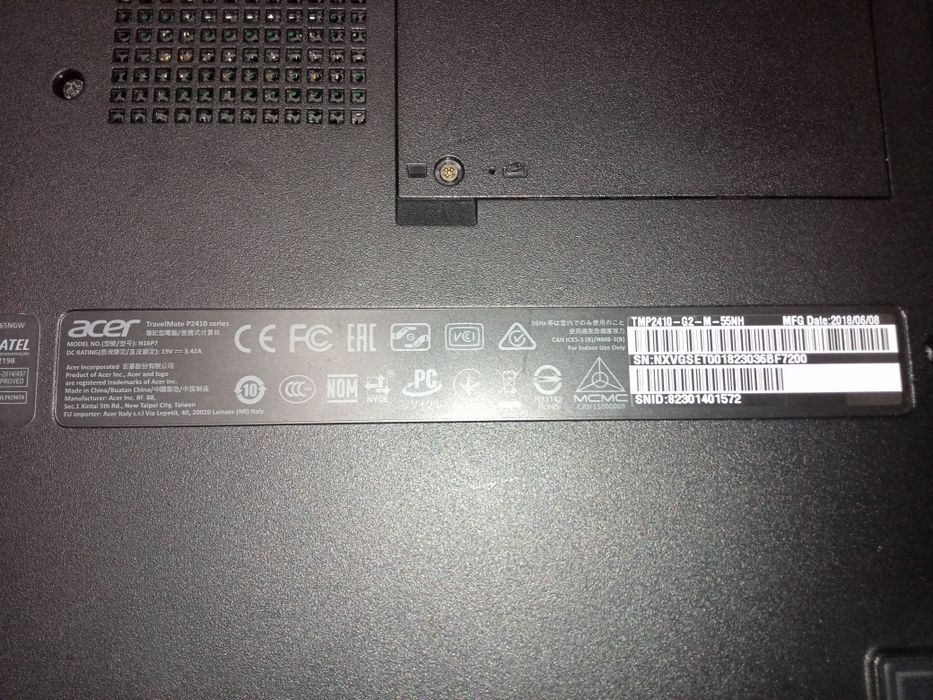 Acer TravelMate P2410 – i5 8ª Geração | 8GB RAM | SSD NVMe 256GB