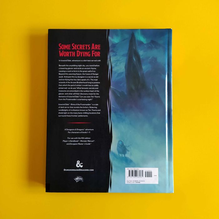 Livro Dungeons & Dragons Icewind Dale: Rime of the Frostmaiden