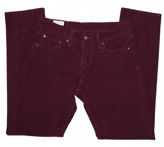LEVI STRAUSS 511 TM W29 L32 spodnie damskie stretch proste