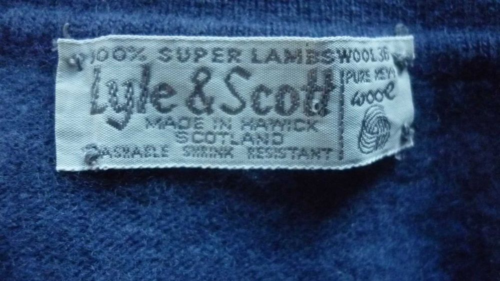 Lyle&Scott- wełniany damski sweter r; S