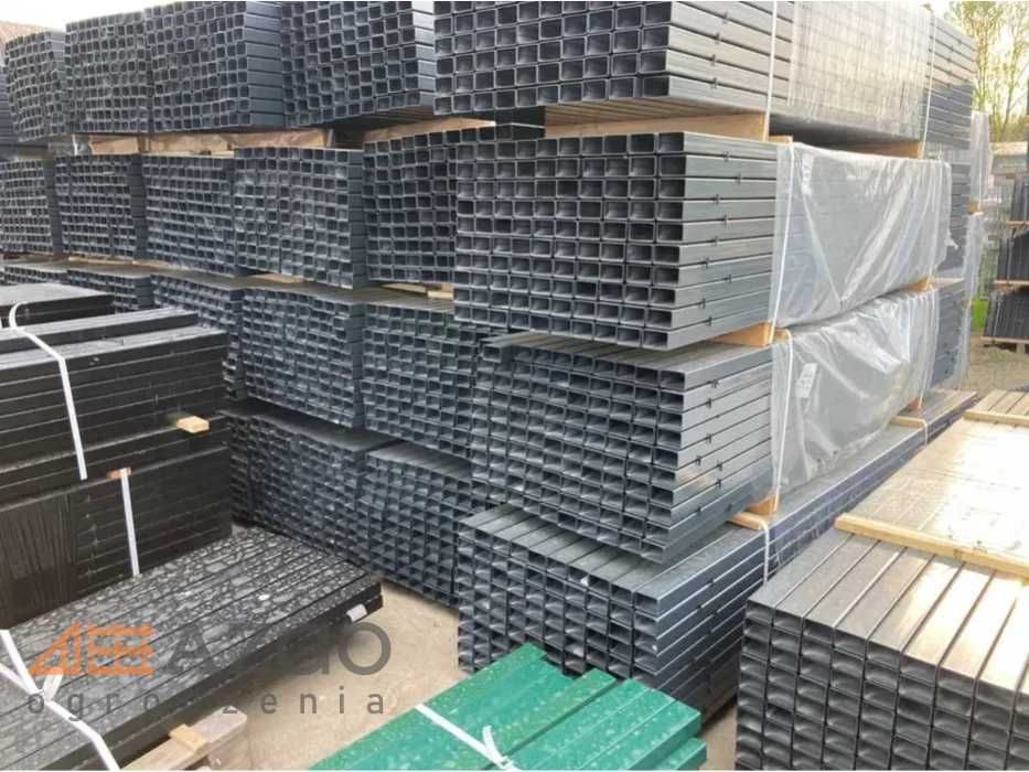 Najtańszy słupek do siatki paneli 6x4 60x40x1,2 2m 2,3m 2,5m 6x4 profi