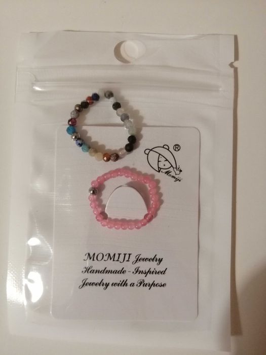 Pierścionki koralikowe