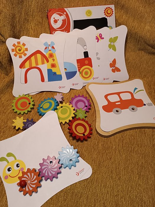 Zabawką sensoryczna, łamigłówka ,Gra Gear Game Classic wor